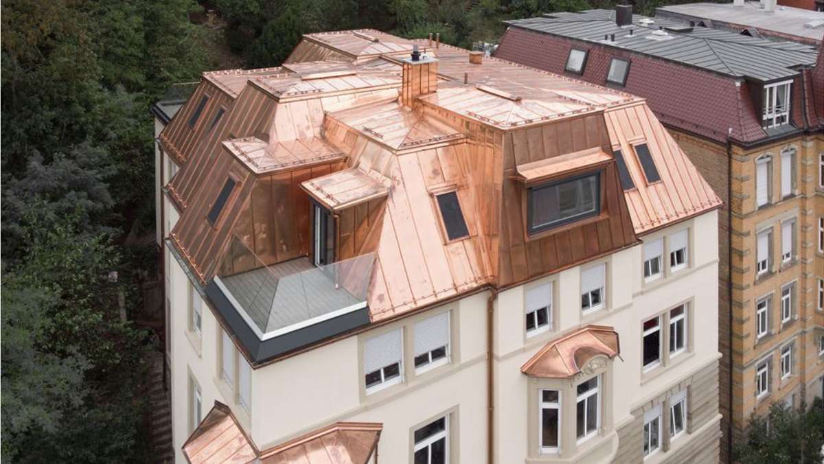 Wohntraum in Stuttgart: Architektenpreis für Kupferdach