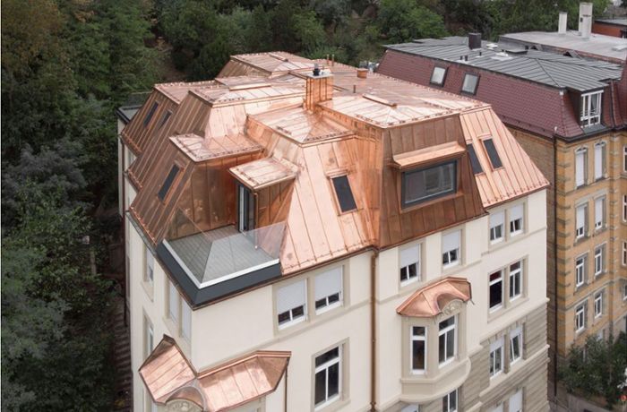 Architektenpreis für Kupferdach