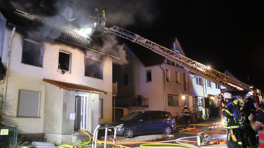 Haus brennt in Blaubeuren: Vater und Töchter sterben bei verheerendem Brand