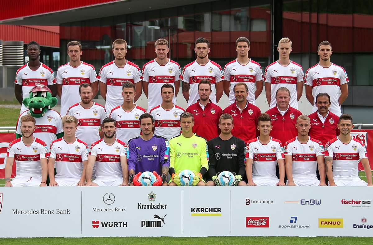 Mission Wiederaufstieg: Mit diesem Team startete der VfB in die Saison 2016/2017.