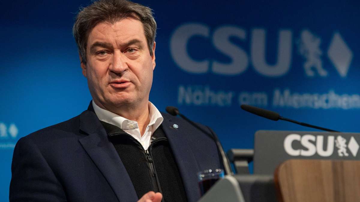 Markus Söder: Bayerns Ministerpräsident wirbt für schwarz-grüne Koalition im Bund