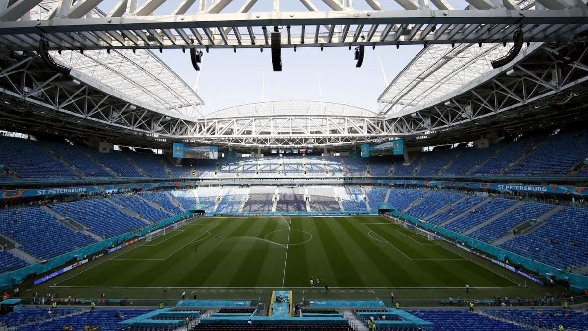 Viertelfinals bei der EM 2021: Trotz steigender Corona-Zahlen:  St. Petersburg bleibt Spielort