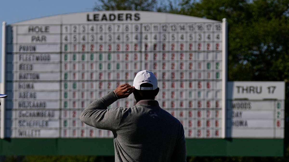 Golf: Nach Masters-Rekord: Woods nimmt Sieg ins Visier