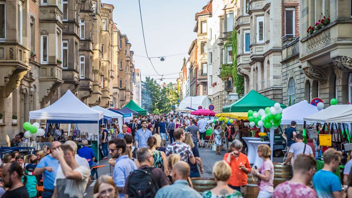 Sommer in Stuttgart: Im Heusteigviertel wird wieder gefeiert