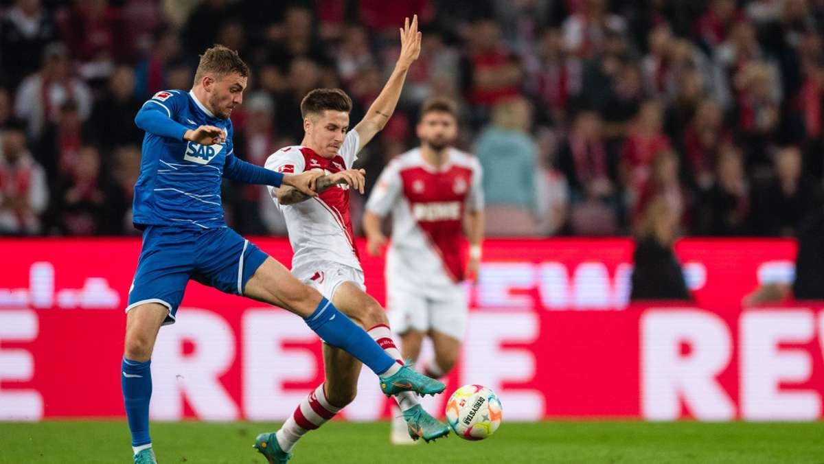 Bundesliga: Hoffenheim holt nach Rückstand Punkt beim 1. FC Köln