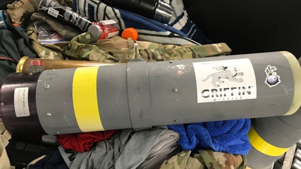 In Baltimore: Sicherheitsleute entdecken Raketenwerfer im Fluggepäck