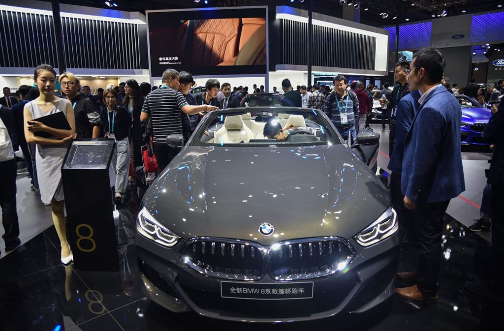 BMW präsentierte sich ebenfalls in Shanghai.