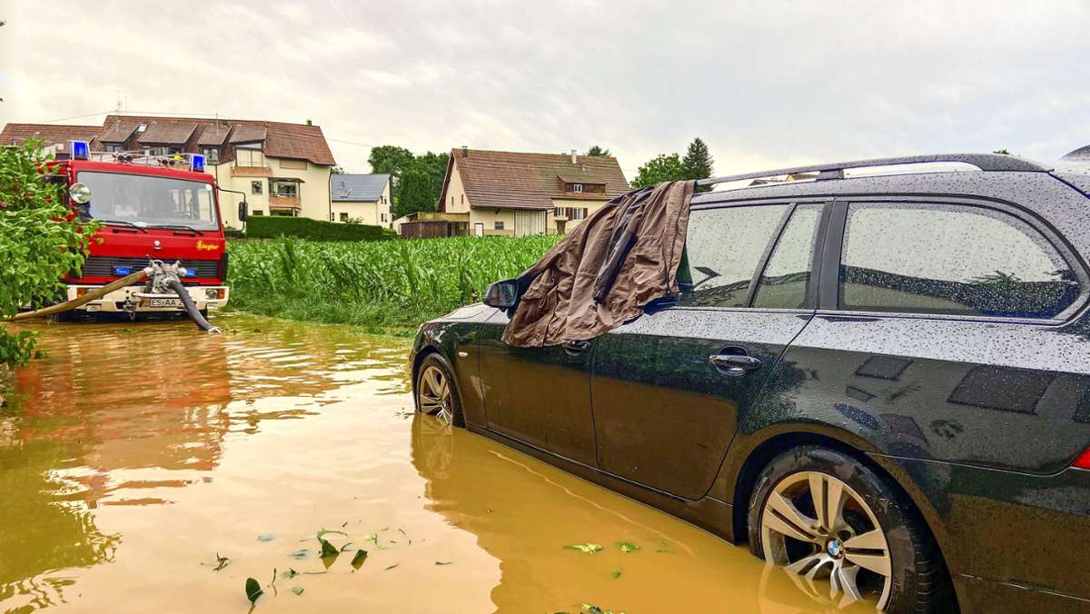 Starkregen und Hochwasser: Aichtal wappnet sich gegen Extremwetter