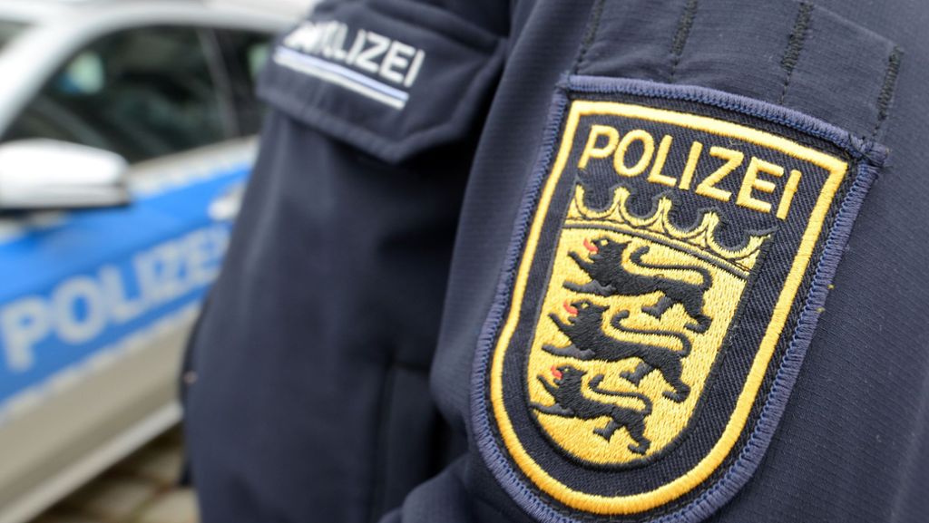 Rocker-Kontrolle in Stuttgart: Männer laufen vor Polizei davon