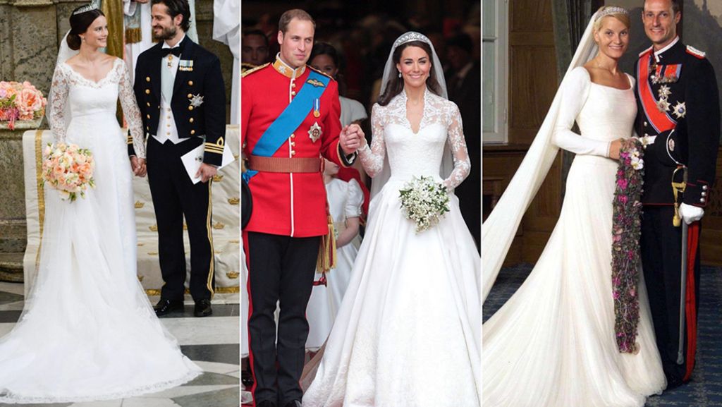 Hochzeit von Prinzessin Eugenie: Die Brautkleider der Prinzessinnen