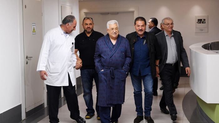 Palästinenserpräsident verlässt Krankenhaus