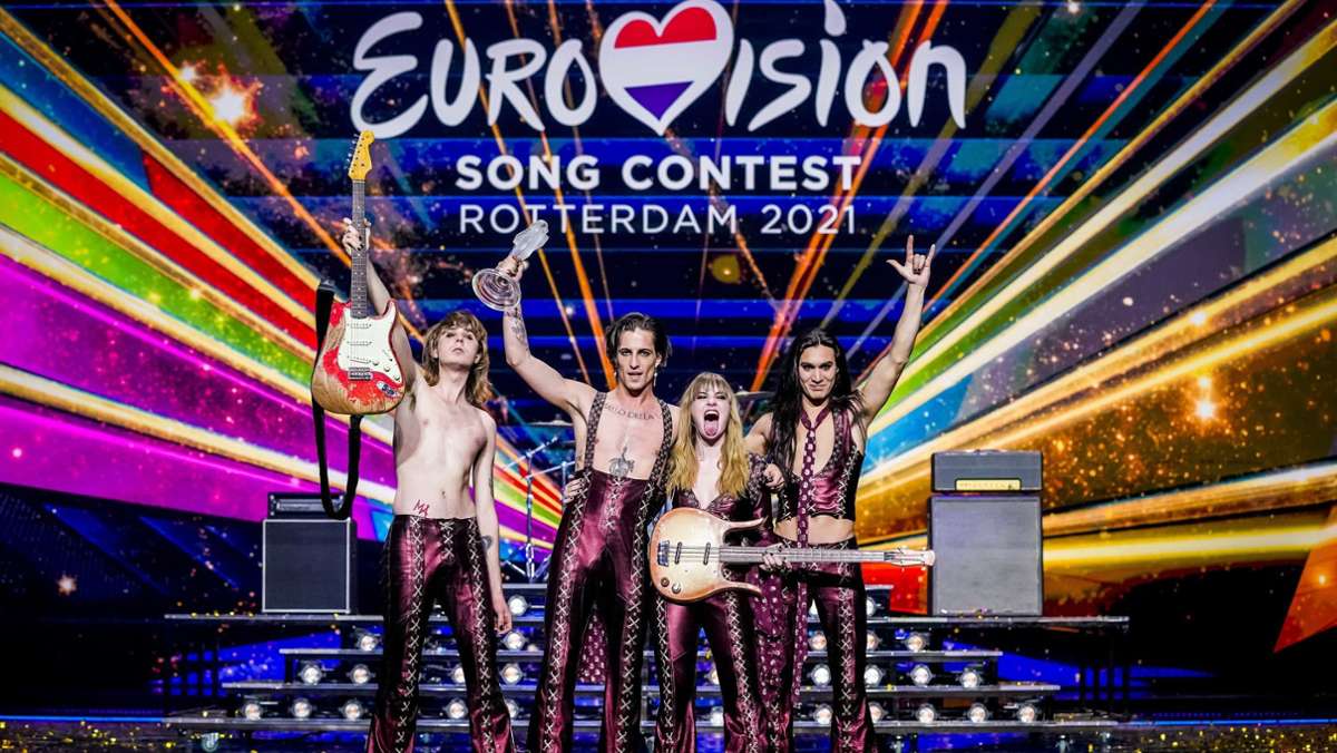 Eurovision Song Contest in Rotterdam: Hardrock aus Italien gewinnt den ESC 2021