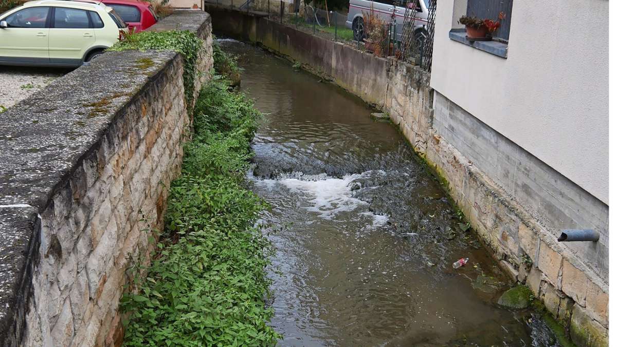  Wasserläufe wie der Neuhausener Weiherbach können bei Starkregen zu reißenden Flüssen werden. Wie sich die Anwohner gegen Hochwasser schützen können, war Thema einer Informationsveranstaltung. 