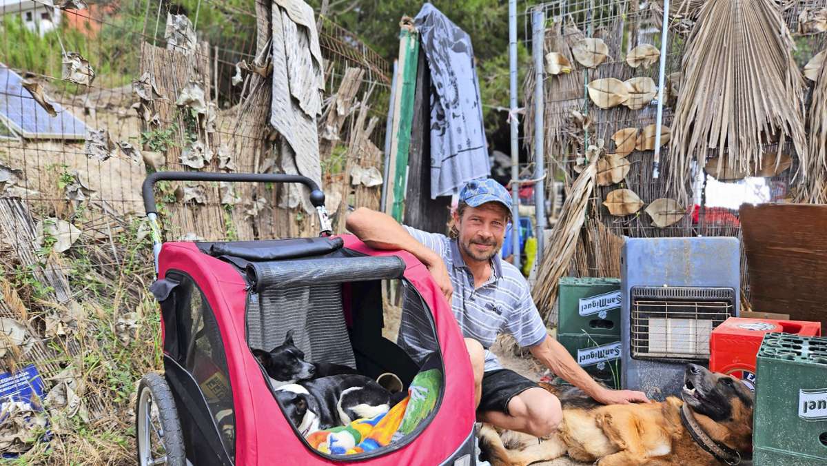 Überlebenskünstler Jens in Palma de Mallorca: Böblinger  ist obdachlos im deutschen Urlaubsparadies