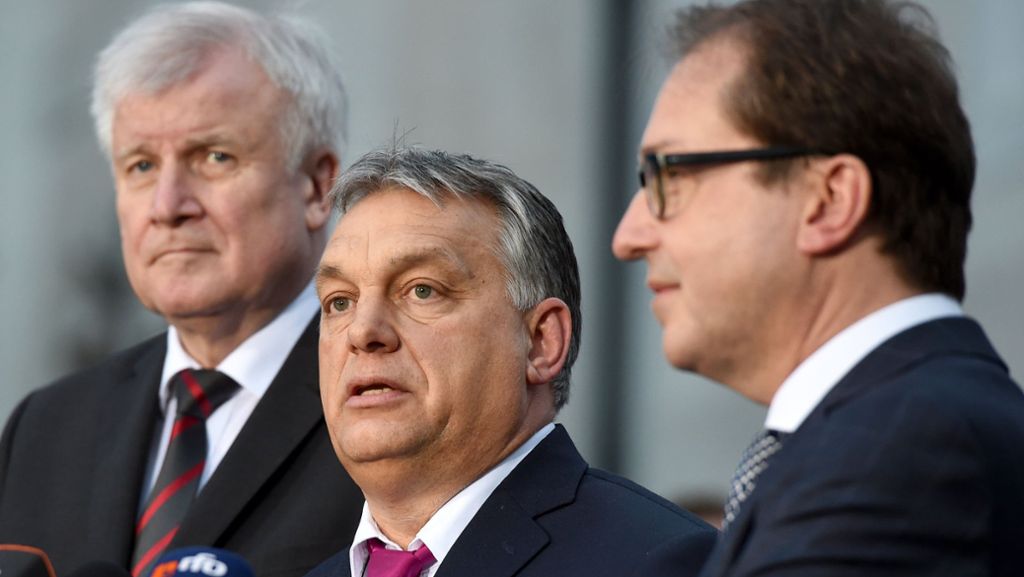 CSU-Winterklausur mit Viktor Orban: Seehofer wischt alle Bedenken beiseite