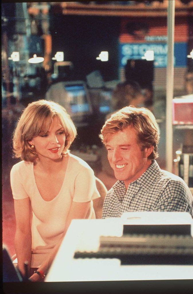 Robert Redford und Michelle Pfeiffer 1996 in „Aus nächster Nähe“