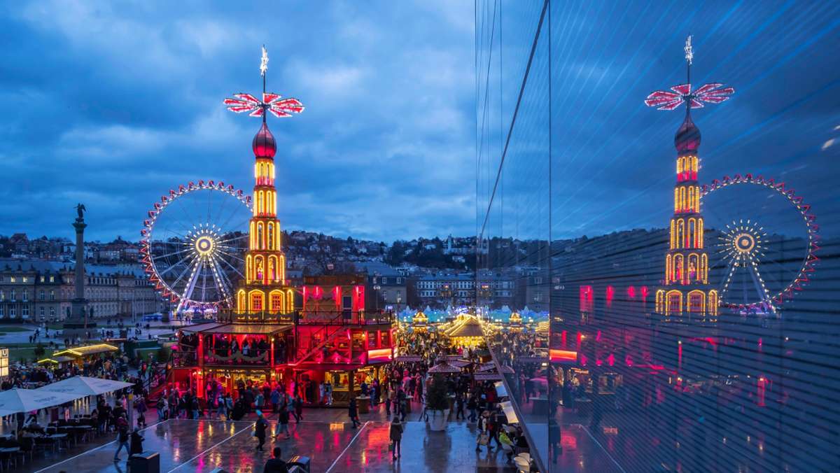 Ti amo, Stuttgarter Weihnachtsmarkt: Endlich wieder Glühwein, Maroni und Riesenrad
