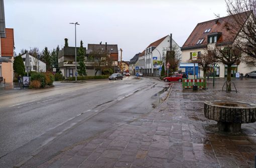 Es schaut ganz schön trist und trostlos aus, rund um den Stiegelplatz in Münchingen. Noch. Foto: Jürgen Bach