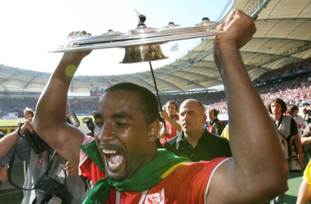 2007 wird Cacau mit dem VfB Stuttgart Deutscher Meister.