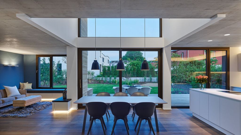 Wohnen in schönen Gebäuden: Architektenhaus  mit klarer Kante