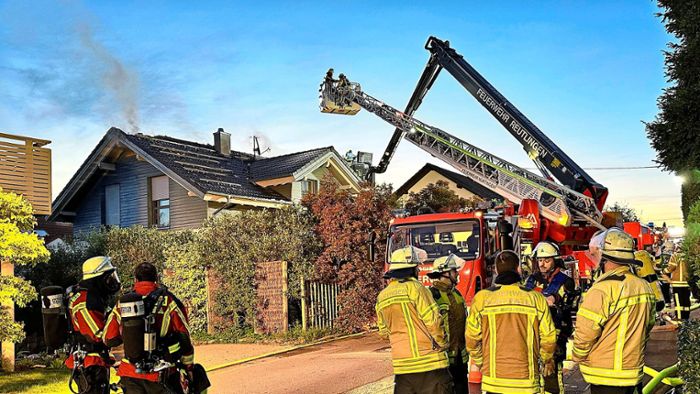 Feuer in Oberboihingen: Wohnhaus ist nach Brand unbewohnbar
