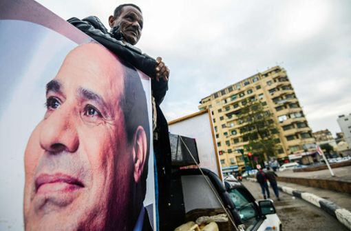Im März steht Ägyptens Präsident Abdel Fattah al-Sisi vor seiner Wiederwahl Foto: AFP