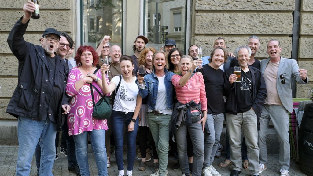 Wahlparty der Stadtisten in Stuttgart: Hoffen auf einen zweiten Sitz