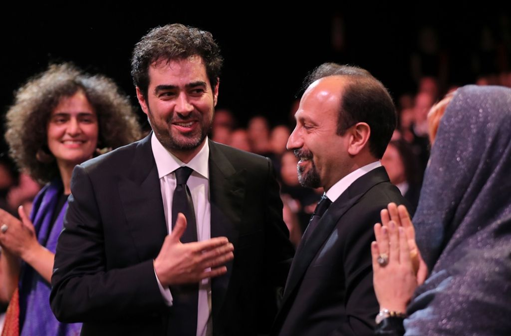 Der iranische Schauspieler Shahab Hosseini (2.v.l.) wurde als bester Schauspieler ausgezeichnet.