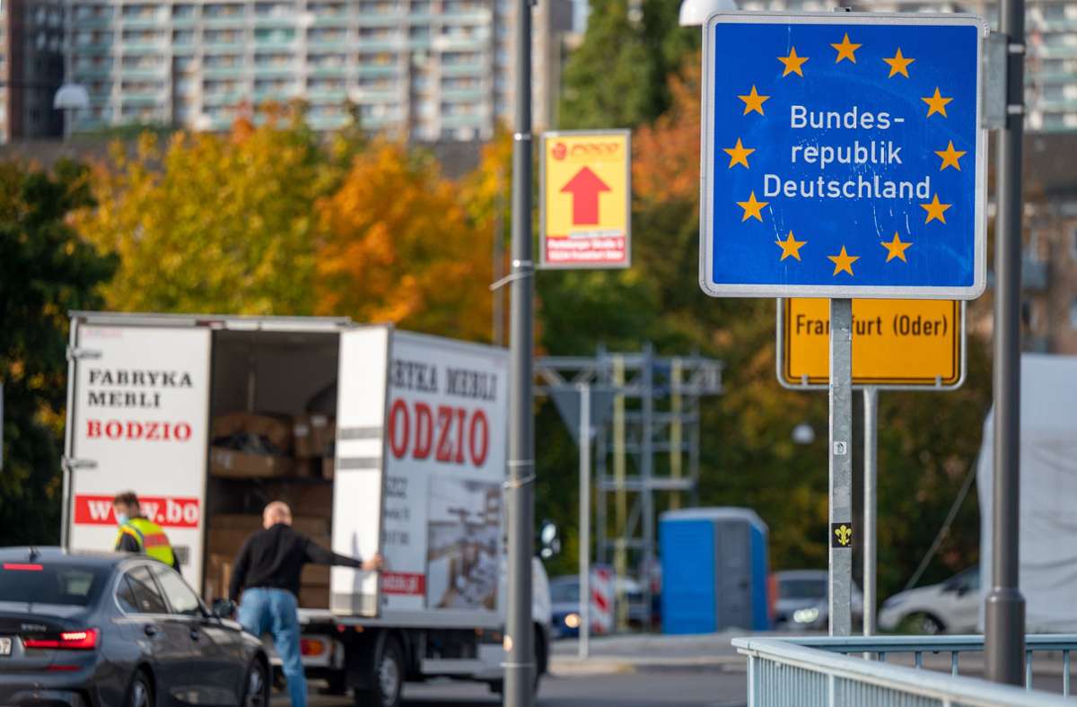 An der Grenze zu Polen kommt es derzeit vermehrt zu illegalen Einreisen. Foto: dpa/Monika Skolimowska
