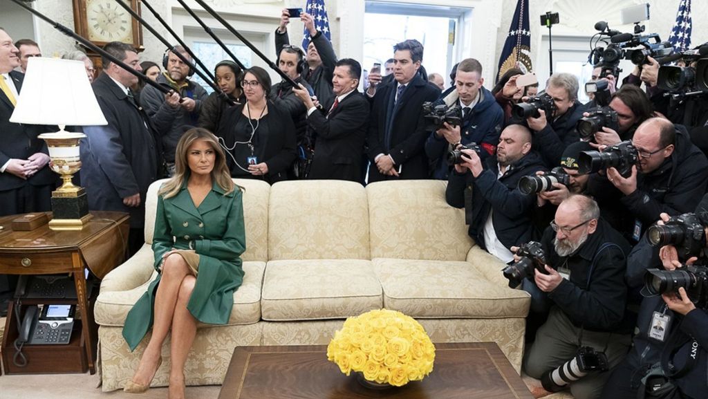 Melania Trump: Spott und Mitleid im Netz nach Geburtstags-Foto