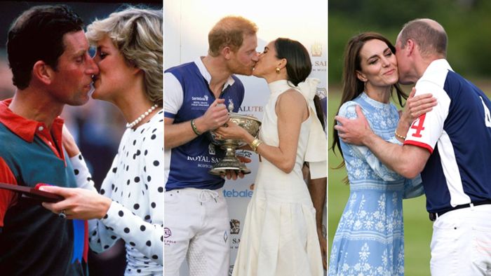Prinzessin Diana, Kate und Meghan: Küsschen, Küsschen – die schönsten Polo-Momente der Royals