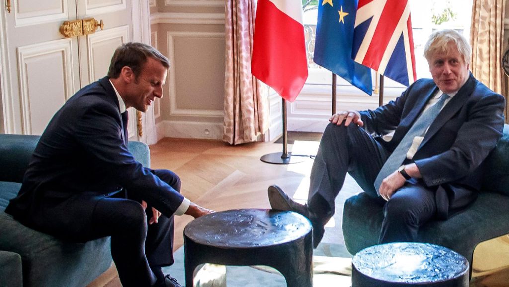 Boris Johnson irritiert in Frankreich: Britischer Premier für Fuß auf Tisch kritisiert