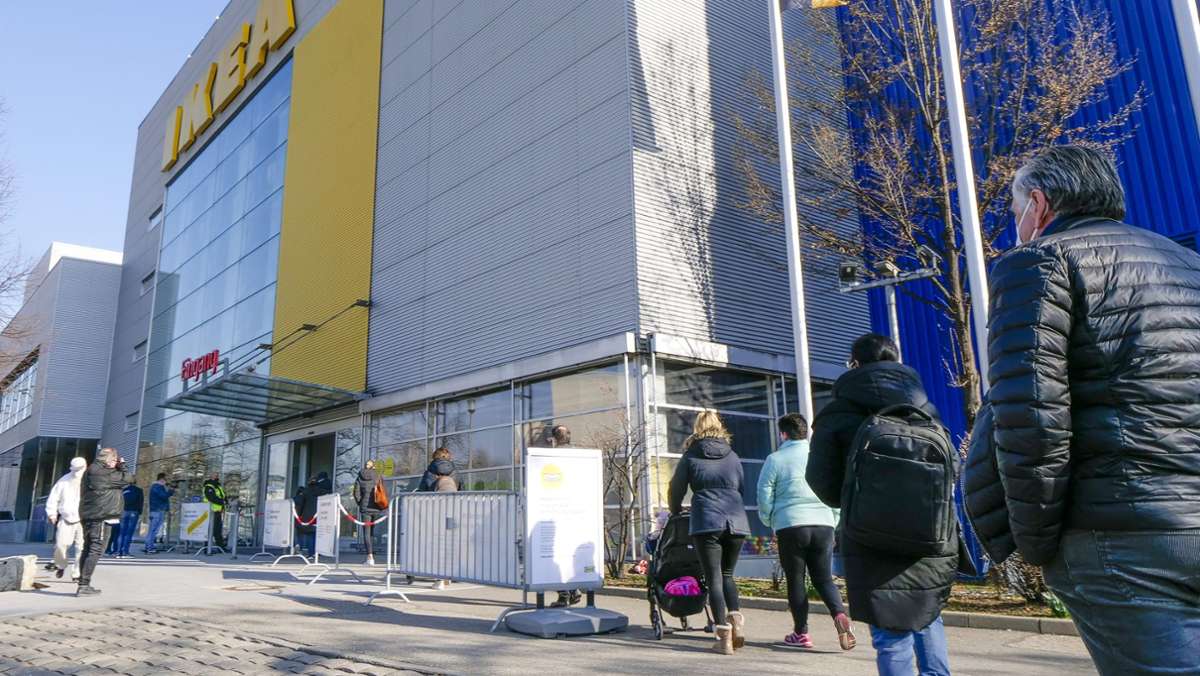 Einkaufen erlaubt in Sindelfingen: Ikea ist wieder offen – wie läuft der erste Tag?