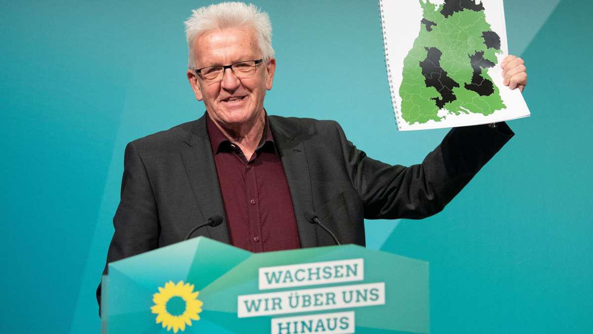 Rückendeckung für Winfried Kretschmann: Verhaltene Zustimmung zu Grün-Schwarz