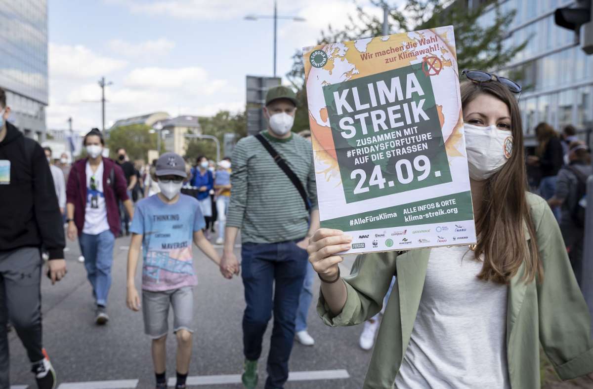 Weitere Eindrücke zum Klimastreik in Stuttgart.