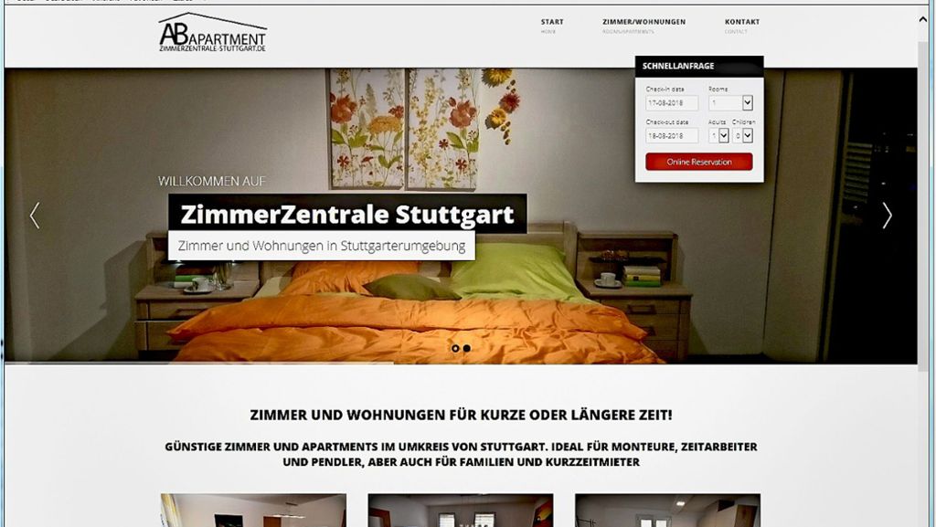 Zweckentfremdungsverbot in Stuttgart: Zimmervermittlung im ganz großen Stil