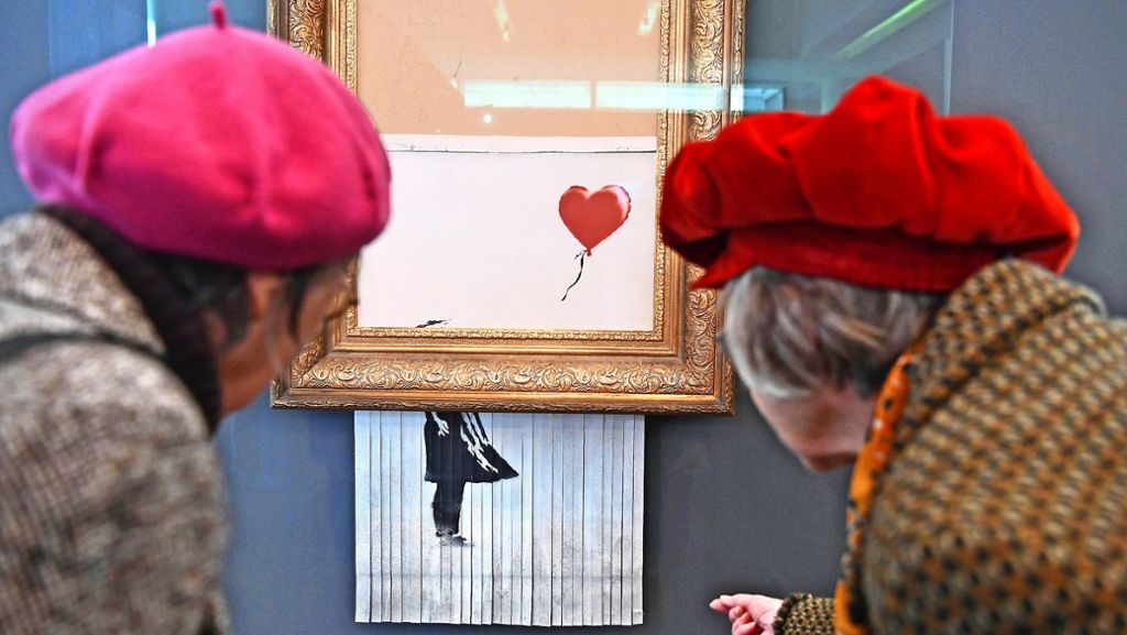 „Love is in the Bin“ in der  Staatsgalerie Stuttgart: Schnappatmung wegen Banksys Schnipsel