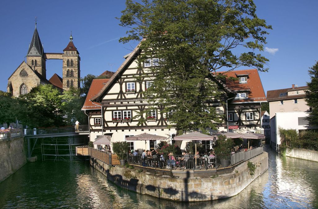 Die Esslinger Gastronomen haben auch exponierte Plätze für Freiluftgenießer.