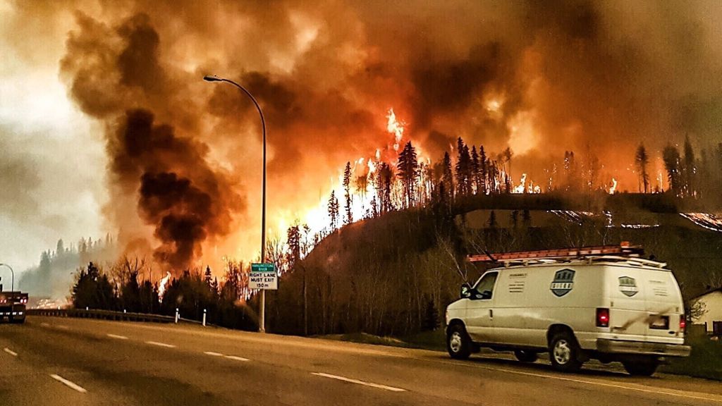 Waldbrand in Kanada: Flucht vor dem Monsterfeuer