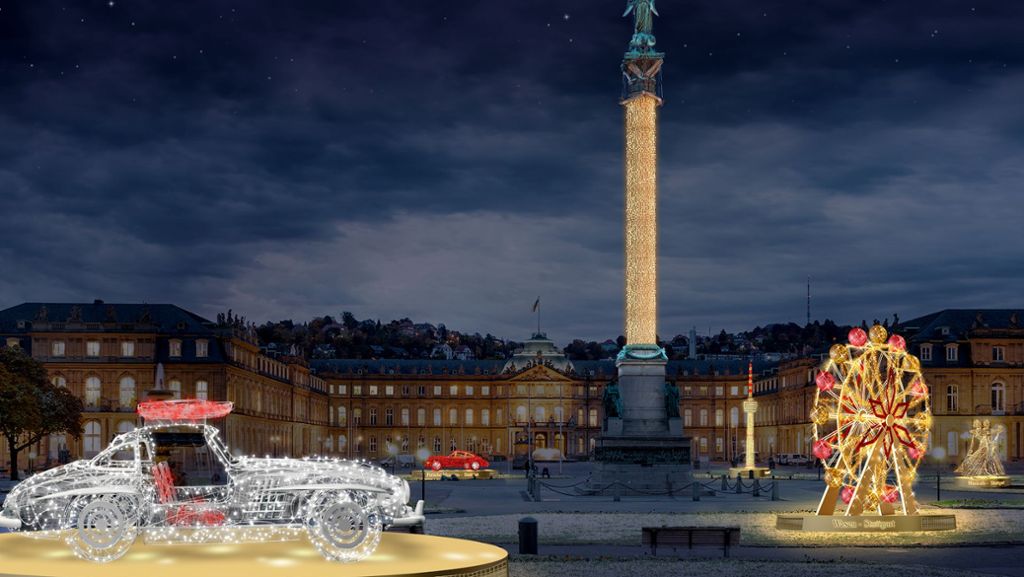 Pläne für festliche City: Stadt Stuttgart bezahlt für das neue weihnachtliche Lichterspiel