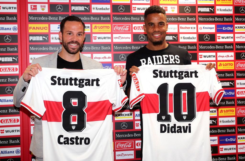 Auch Gonzalo Castro und Daniel Didavi tragen fortan das Stuttgarter Trikot.