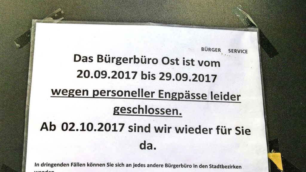 Bürgerbüro Stuttgart-Ost: Langes Warten auf Ausweise
