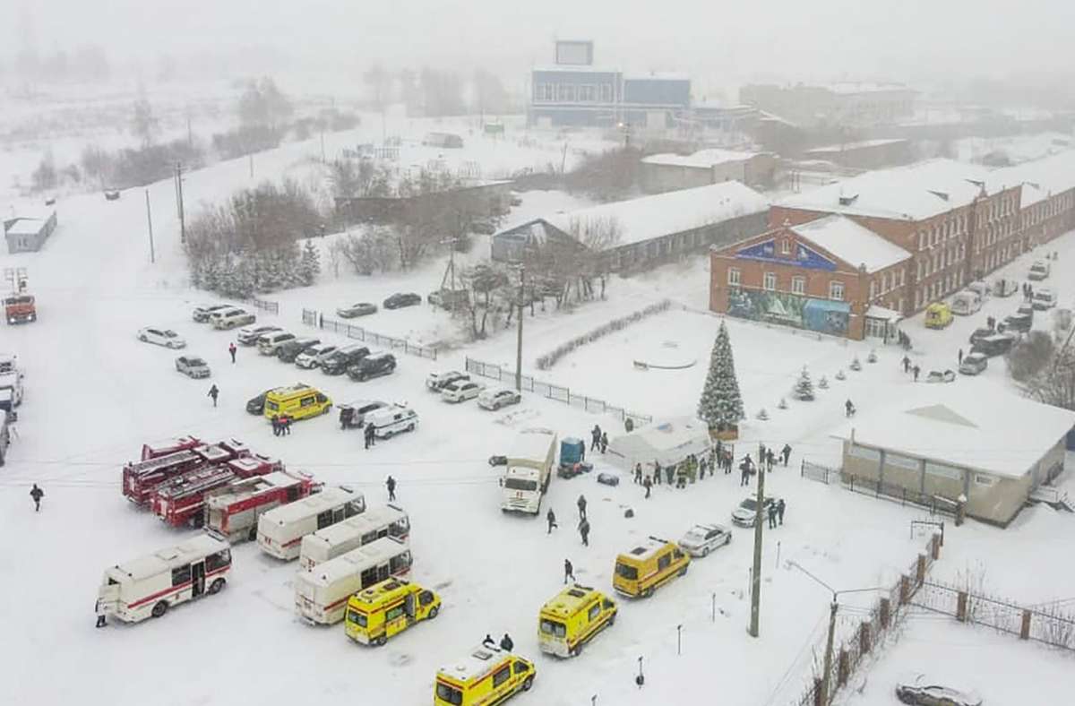 52 Menschen sollen bei einem Bergwerksunglück in Sibirien gestorben sein. Foto: dpa/Uncredited
