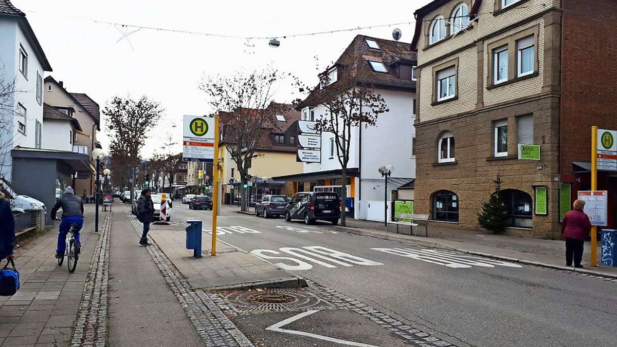Neugestaltung in Fellbach: Bahnhofstraße vor der Kehrtwende