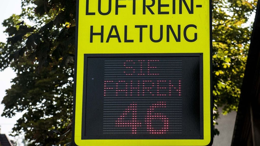 Luftreinhaltung in Stuttgart: OB verteidigt Tempo 40