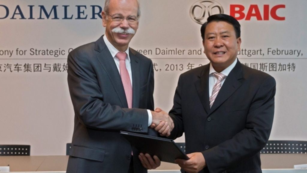 Automobilbranche: Daimler beteiligt sich an Partner in China