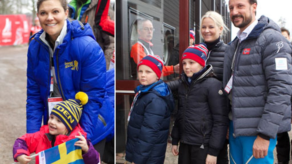 Nordische Ski-WM in Falun: Royale Unterstützung zum Abschluss