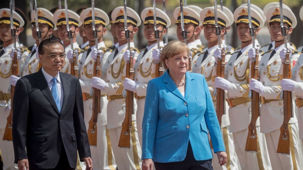 Die Kanzlerin in Peking: Merkel und Chinas neue Muskelmänner
