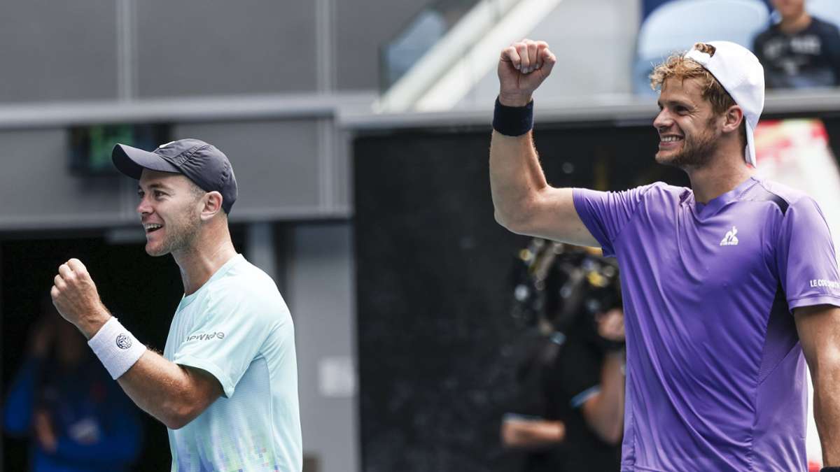 Australian Open: Doppel Hanfmann und Koepfer in Melbourne im Halbfinale