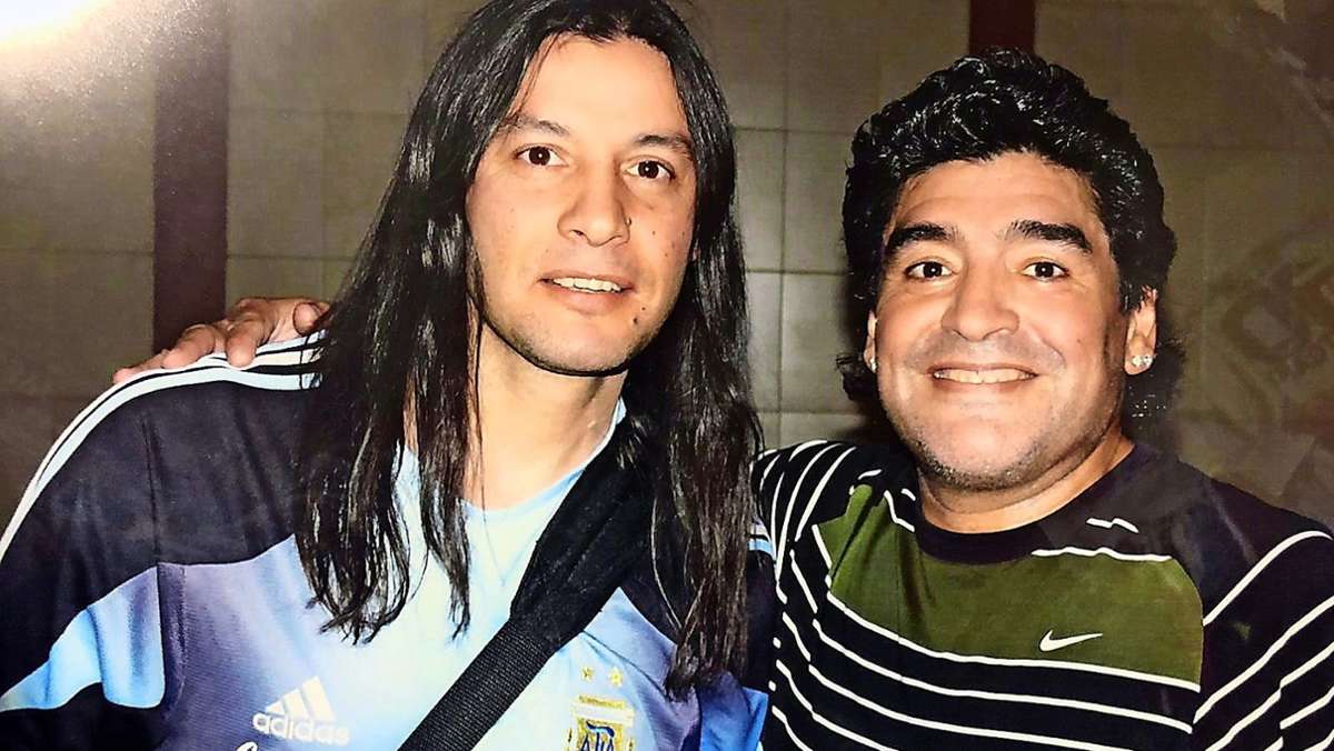  Der Fellbacher Marcelo Sessa ist in Fußball-Angelegenheiten schon viel herumgekommen. Zweimal hat er auch Diego Armando Maradona getroffen. 